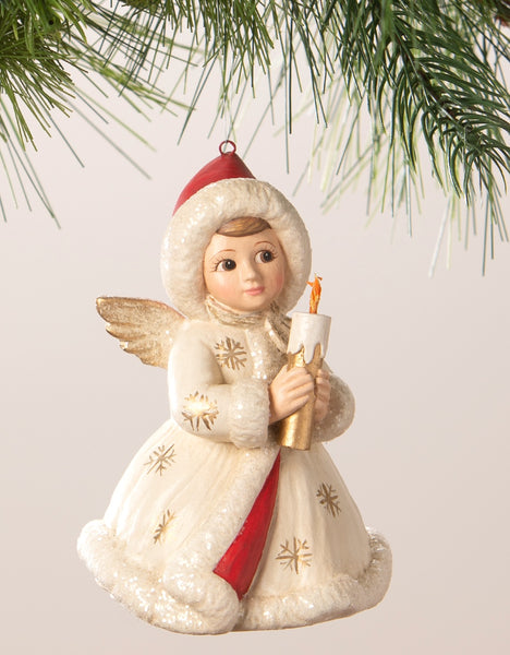 Christmas outlet Angel in Moon Ornament, Bethany Lowe, Cottagecore, Shabby chic, Romantic Holiday, SN6834