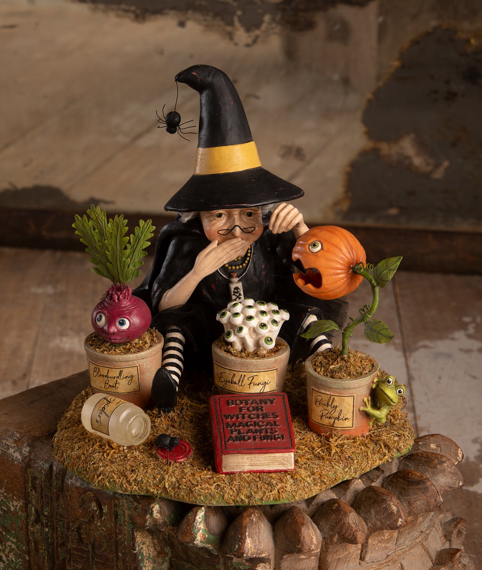 Bethany Lowe Botany Witch with Plants