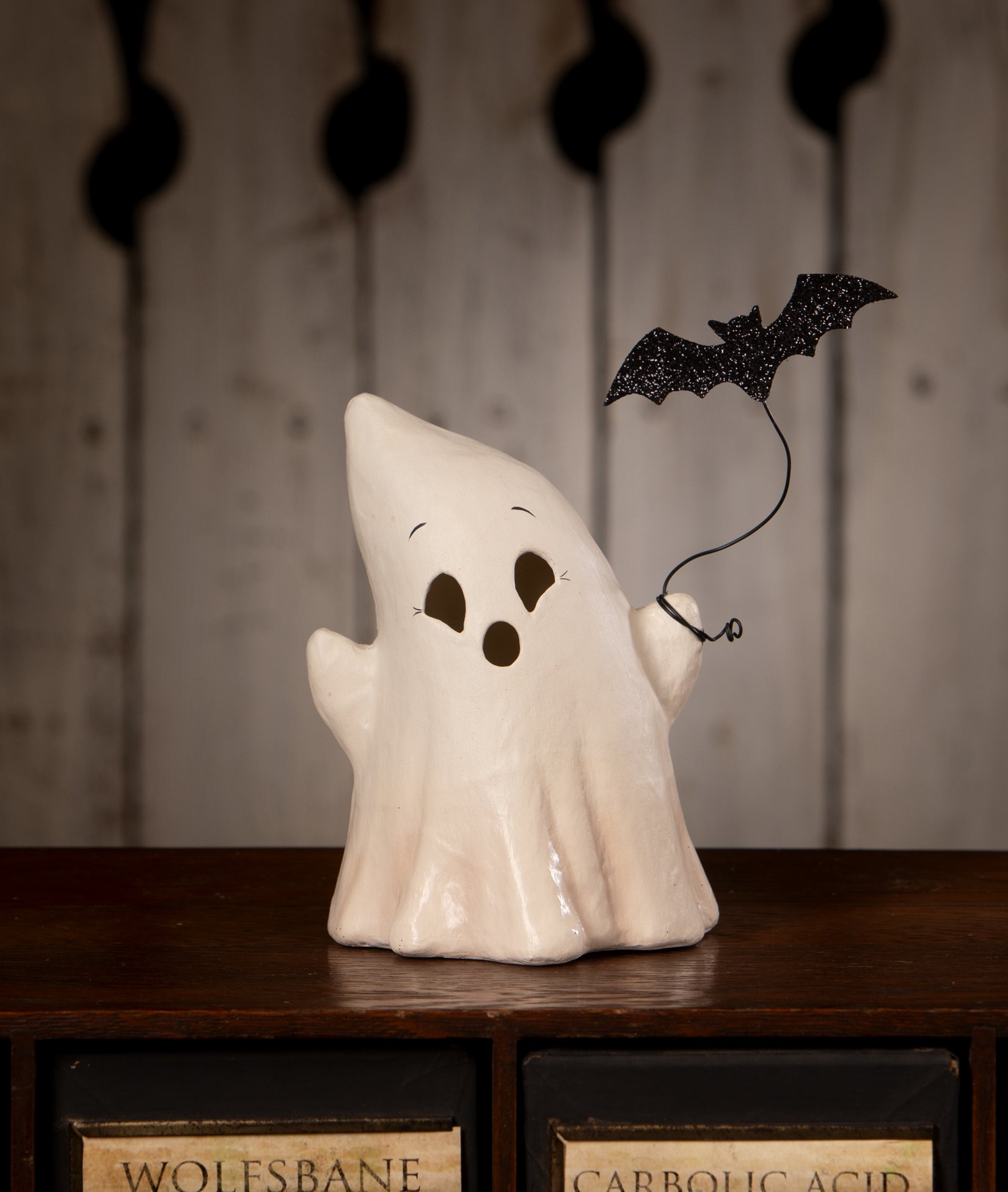 Ghost Luminary Boo with Bat