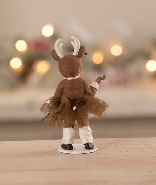 Reindeer Dolly Figurine | Bethany Lowe Christmas Figurines