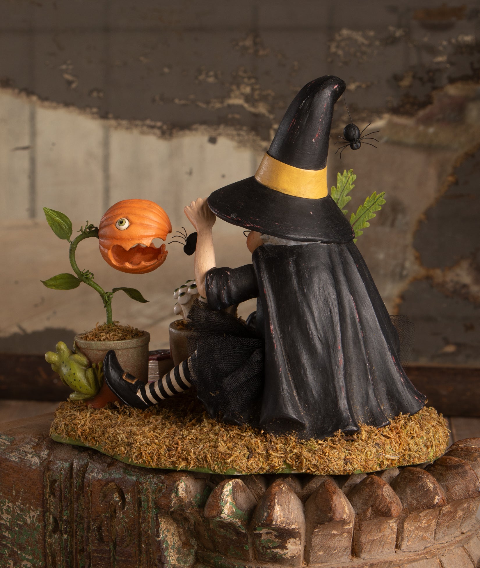 Botany Witch by Bethany Lowe shown backside