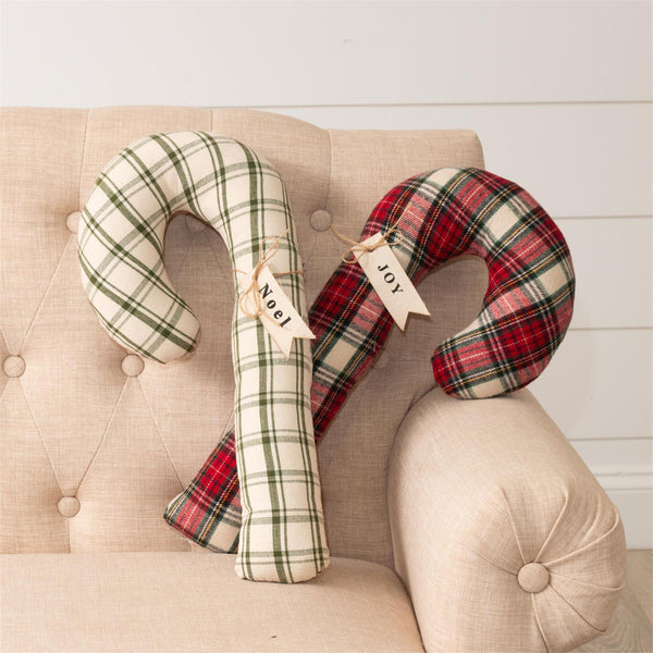Country Candy Cane Pillows