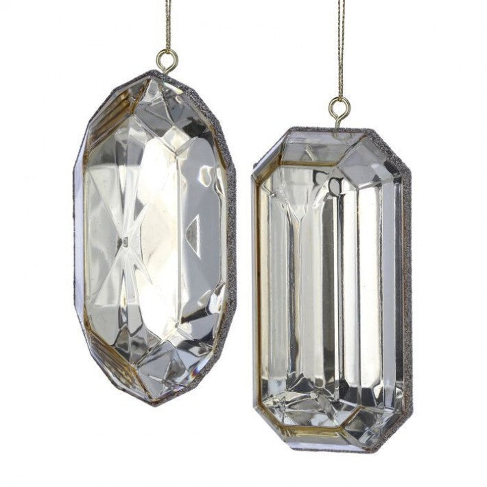 Champagne Jewel Ornaments, 5"