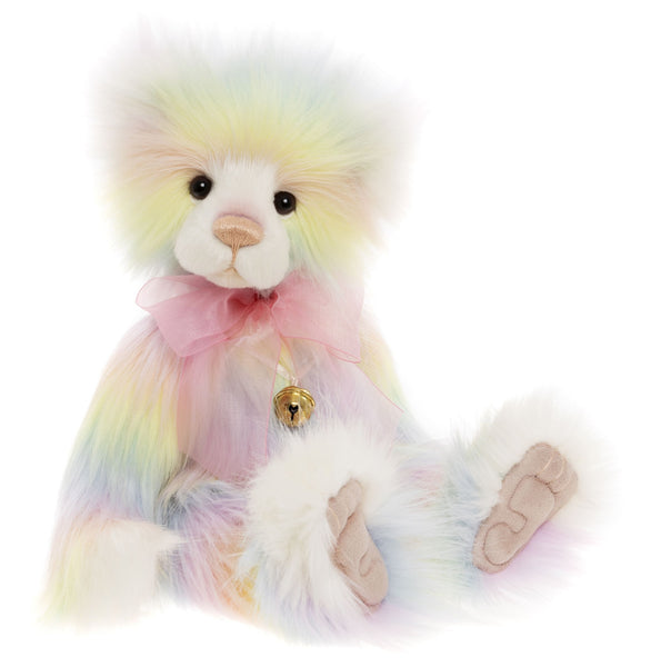 Charlie Bears Arendelle Bear 2026 |Colorful Pastel Plush Teddy
