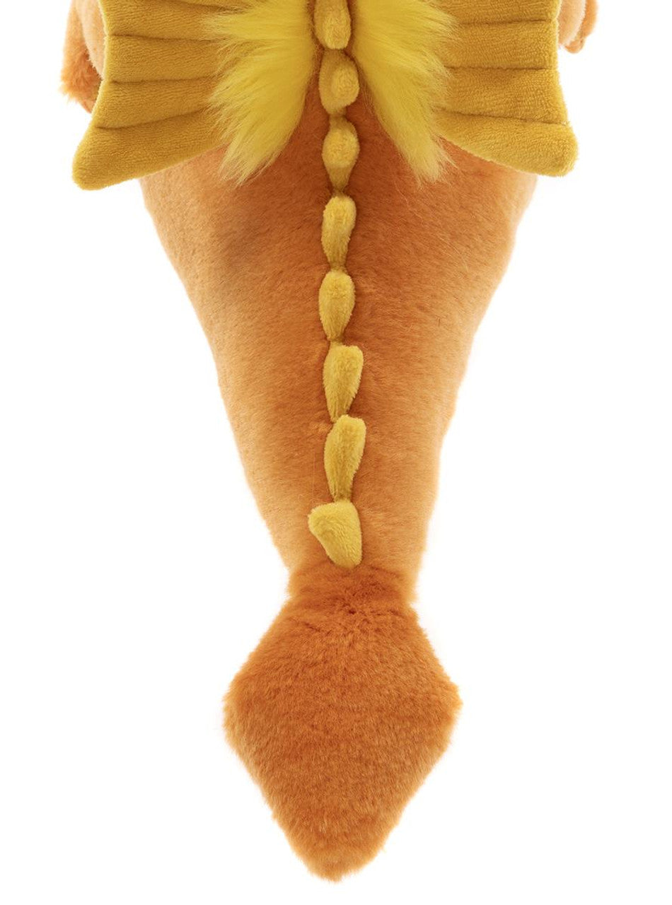 Spades Dragon Tail Shown Closeup from the 2025 Charlie Bears Collection