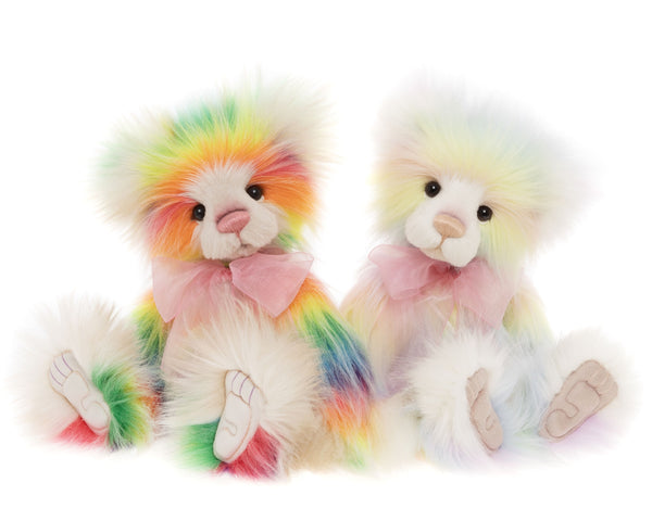 Charlie Bears Arendelle Bear 2026 |Colorful Pastel Plush Teddy