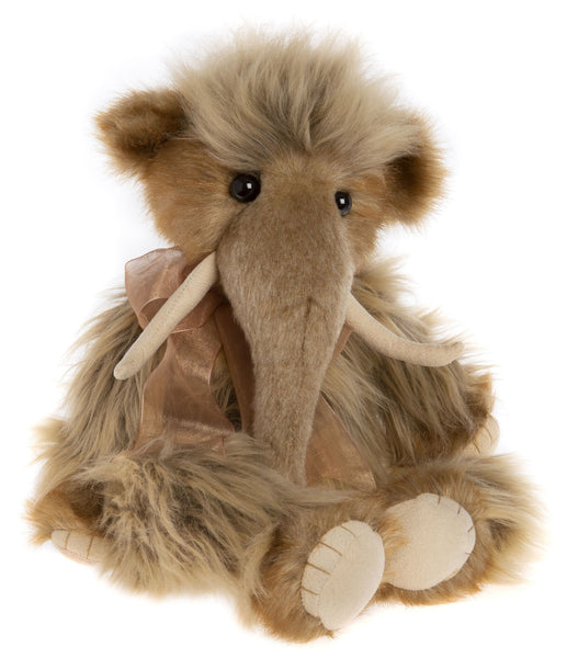 マツノハルミ harubear マンモスのぬいぐるみ 約30cm Tusk Woolly Mammoth Stuffed Animal | Charlie Bears