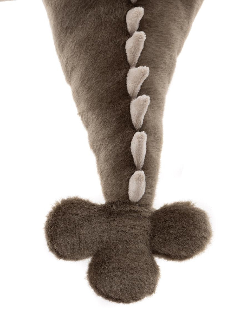 Clubs Dragon with a tail in the shape of a club shown closeup