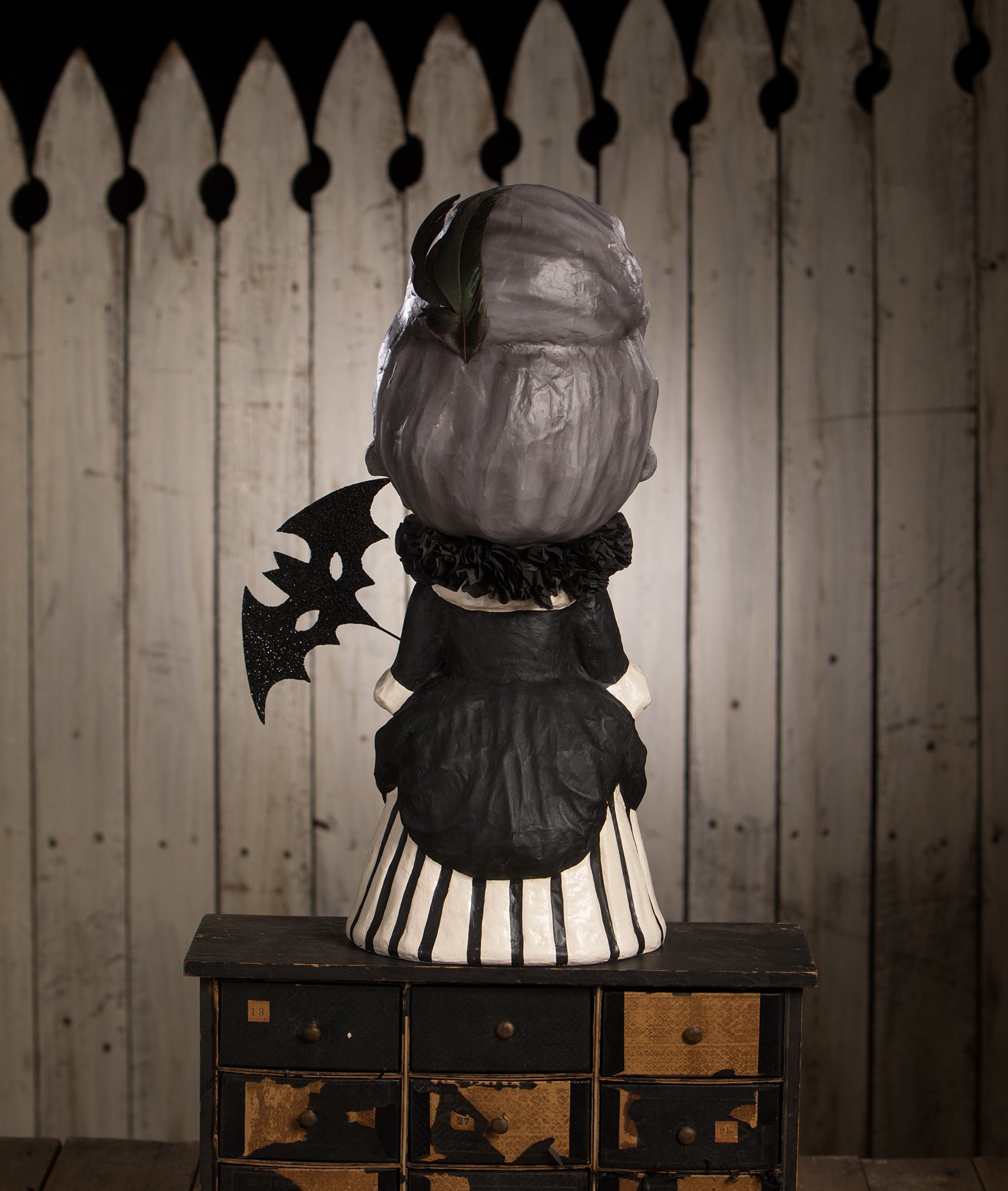 Devine Desiree. Large Paper Mache Halloween Decorations by Bethany Lowe