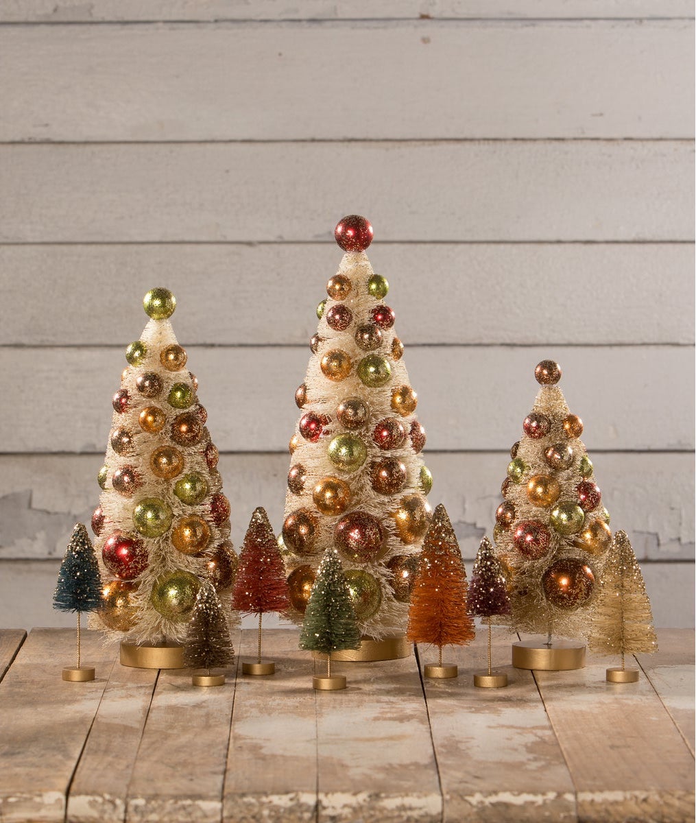 Fall Bottle Brush Trees