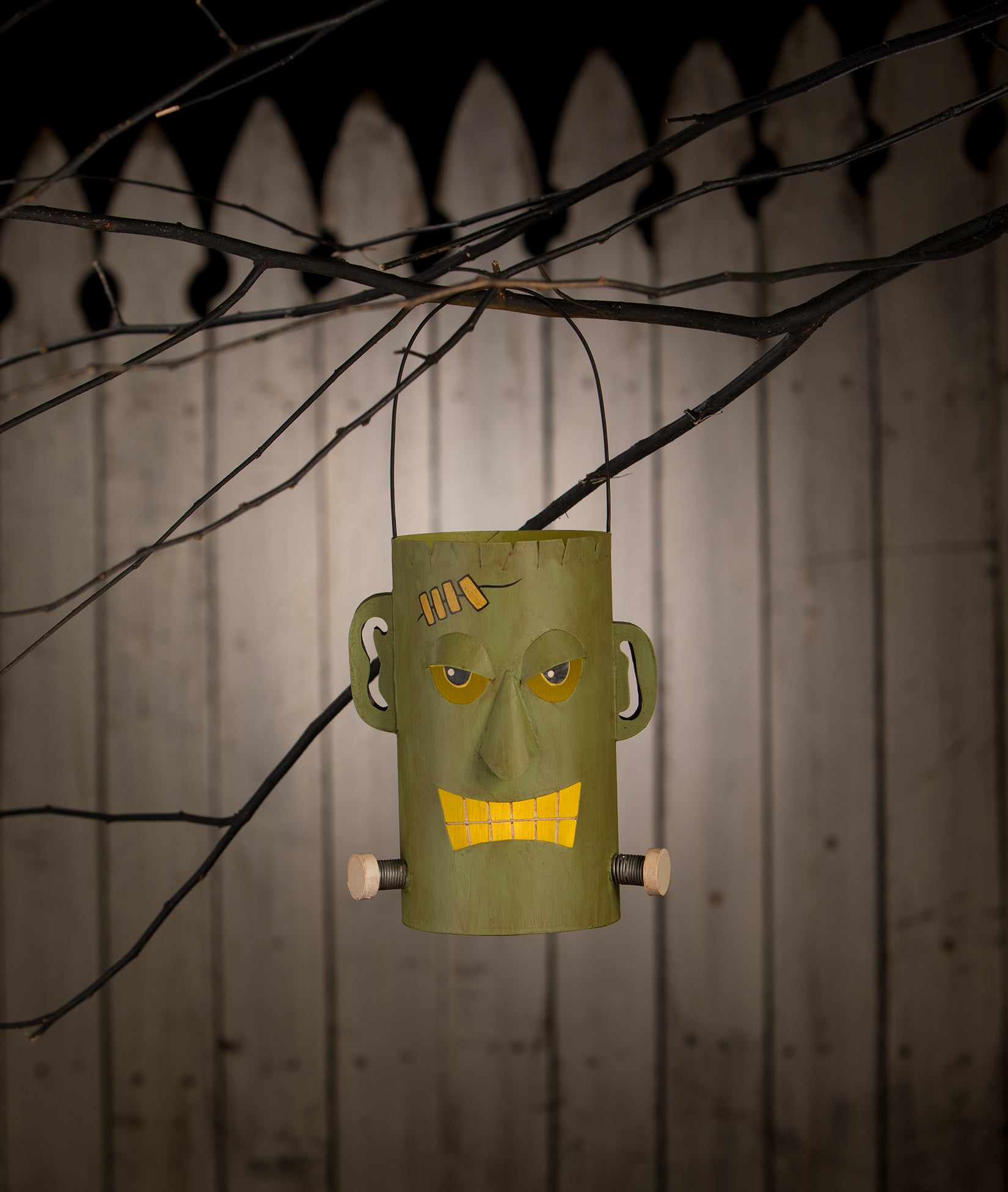 Hanging Frankie Lantern - Frankenstein Monster
