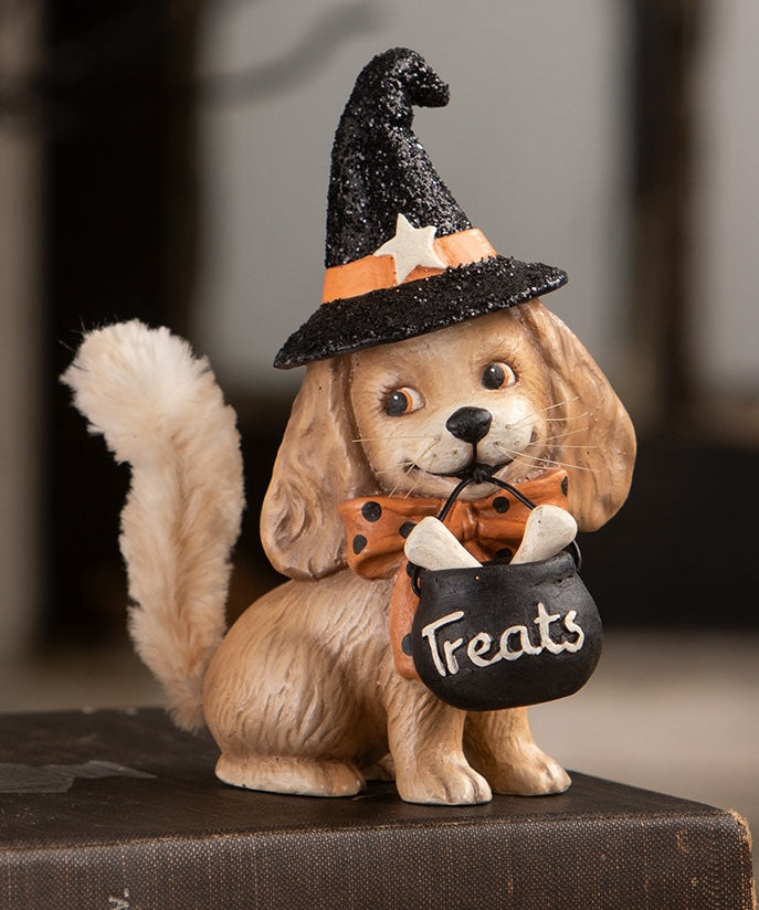 Bethany Lowe Halloween Frankie Puppy Dog Figurine