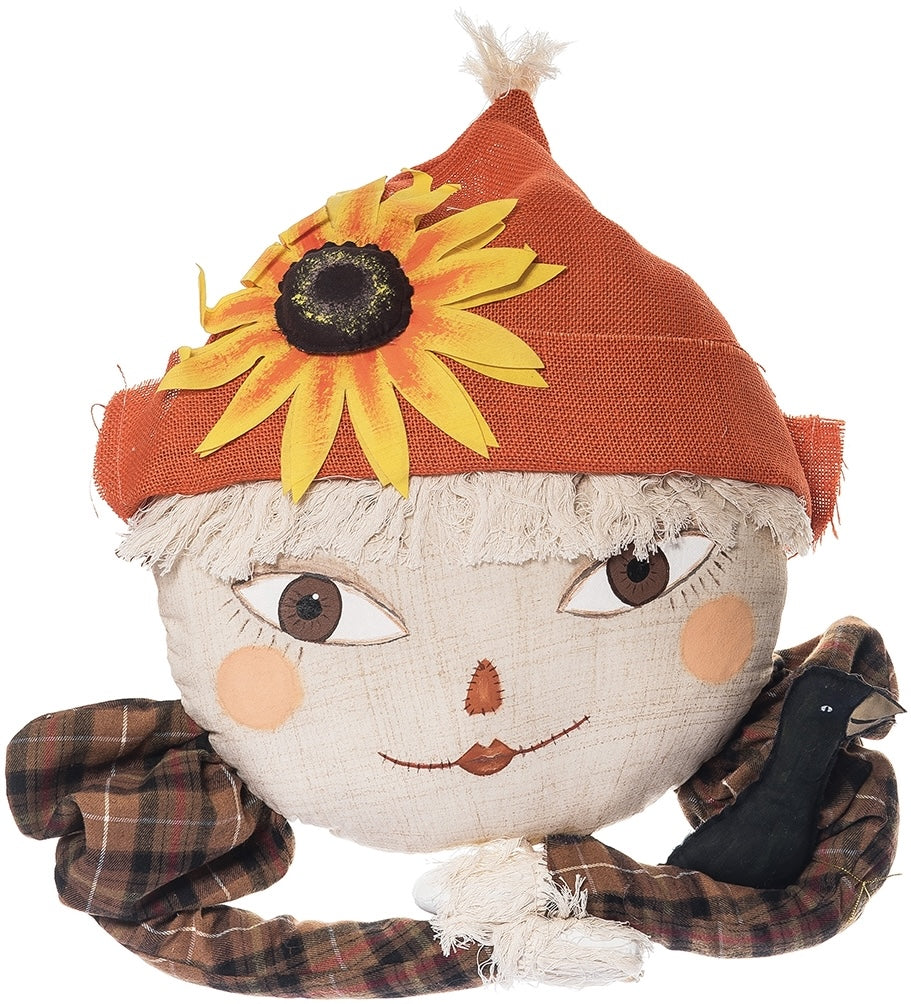 Hazel Scarecow Pillow - Decorative fall doll