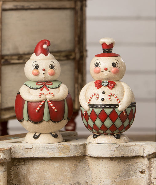 Double Cane Candice Jolly Jar | Johanna Parker Christmas