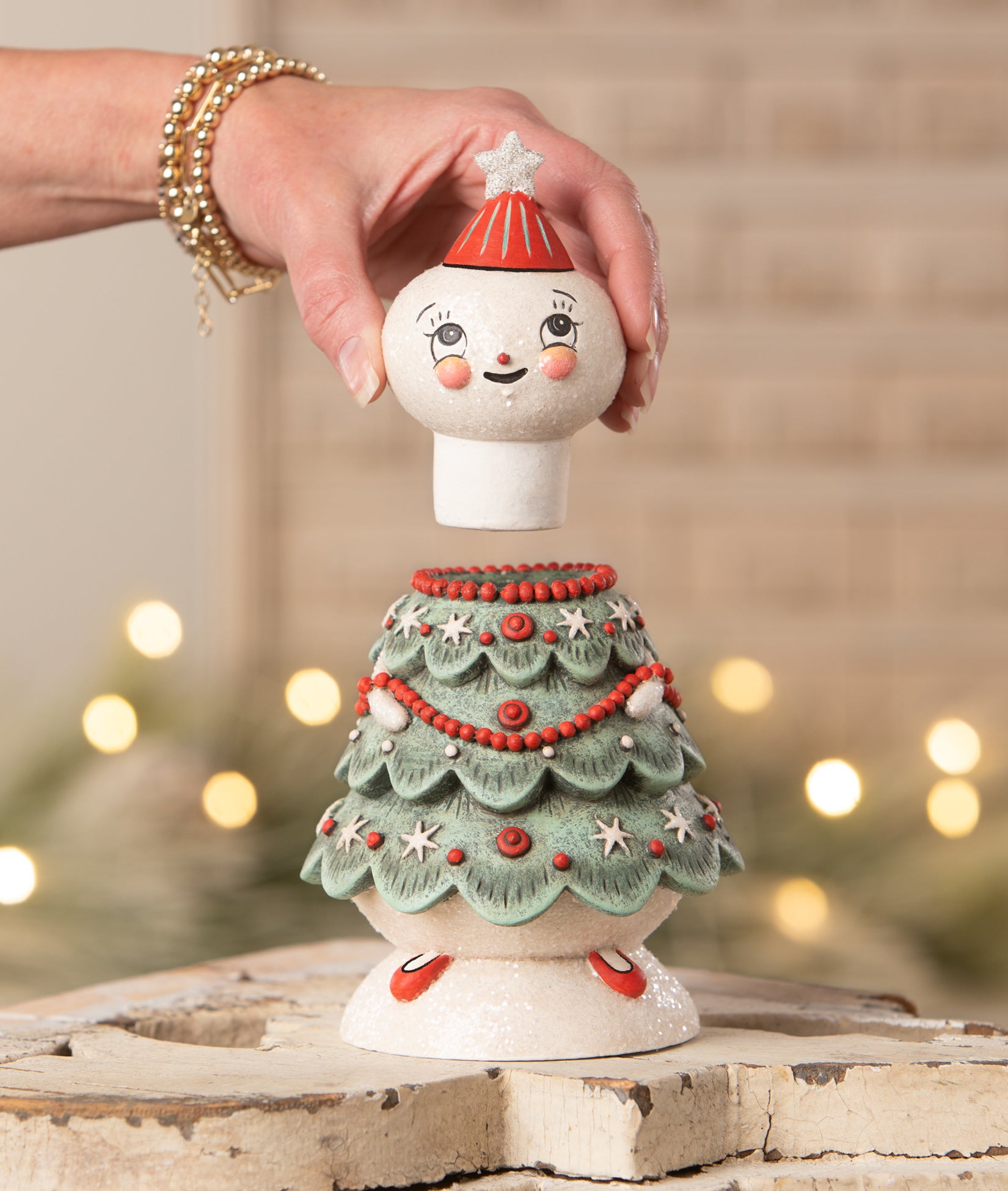 Frosty Treena Jolly Jar by Johanna Parker