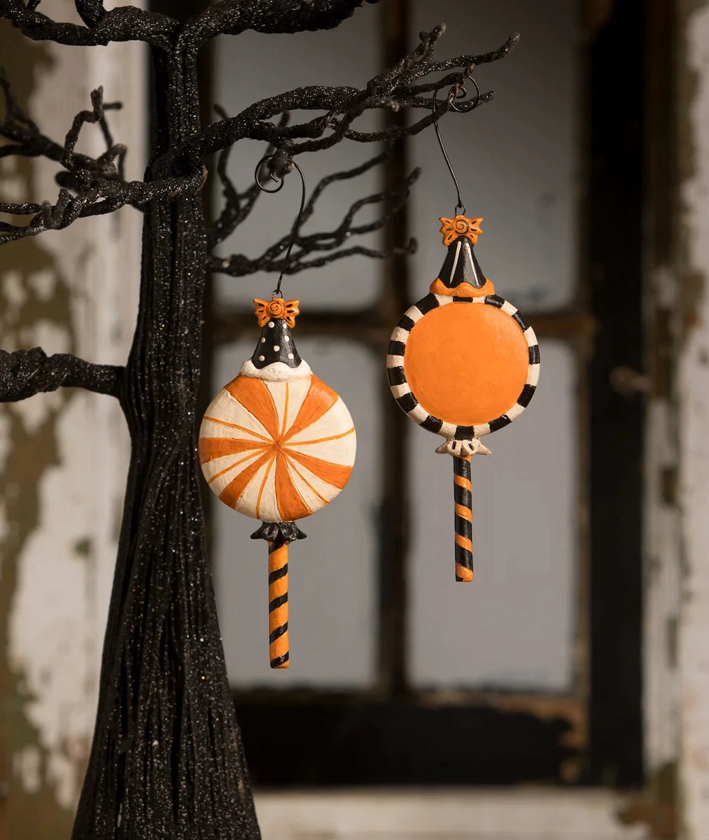 Johanna Parker Spooky Sweet Treat Halloween Lollipop Ornaments