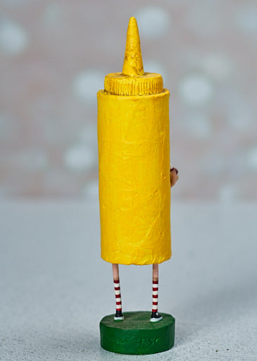 Lori Mitchell Matty Mustard Figurine - backside