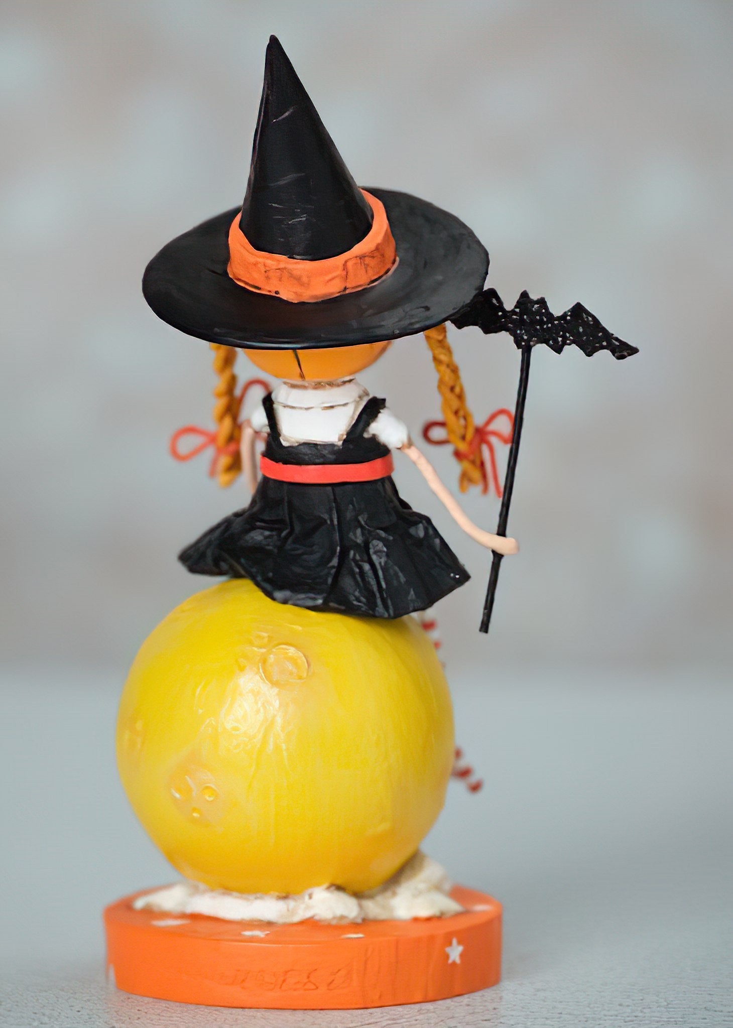 Lori Mitchell Mischief on the Moon figurine shown backside