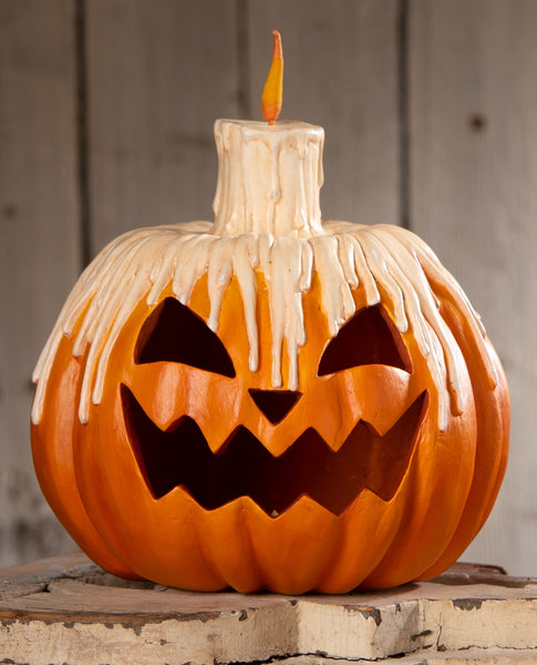 Melting Midnight Glow Pumpkin Jack-O-Lantern | Bethany Lowe