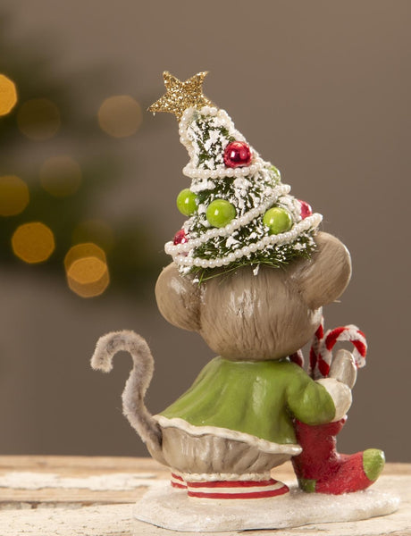 Memzi Mouse Figurine by Bethany Lowe Christmas Decor