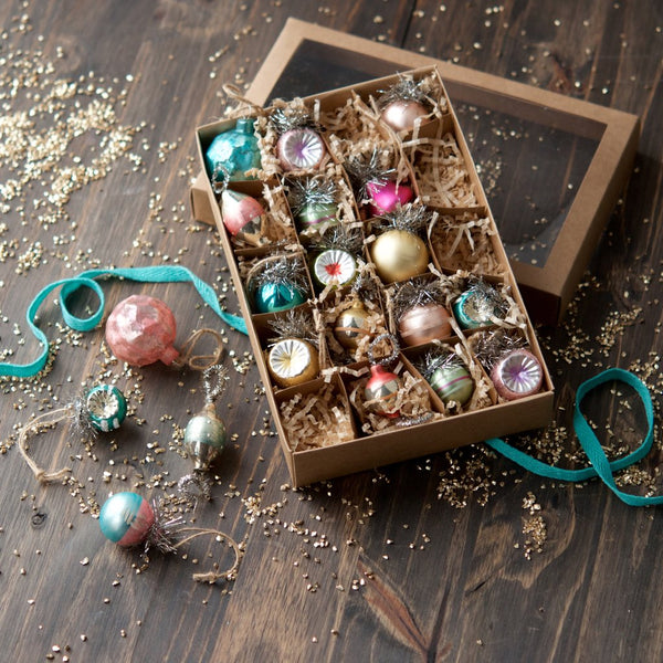 Nostalgic Mini Ornaments by Glitterville | Vintage-Inspired