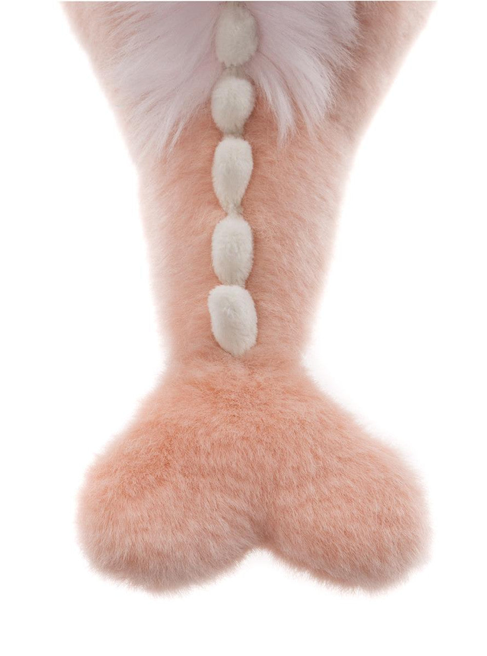 Pink Dragon Plush Stuffed Animal with Heart Shaped Tail