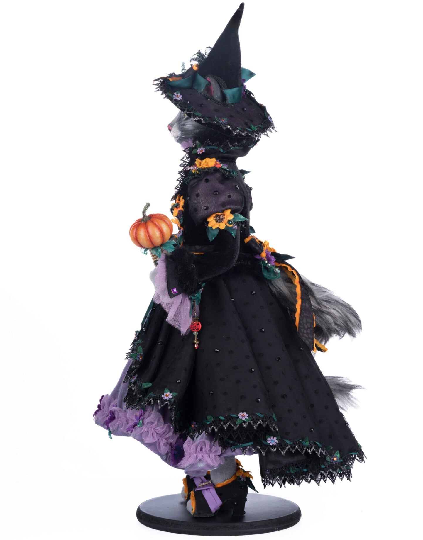 Purr-L Blacktail Cat Witch by Katherine's Collection
