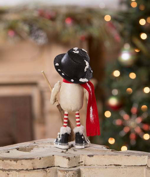 Olympia Flake Snow Lady wearing Sneakers | Robin Seeber Christmas