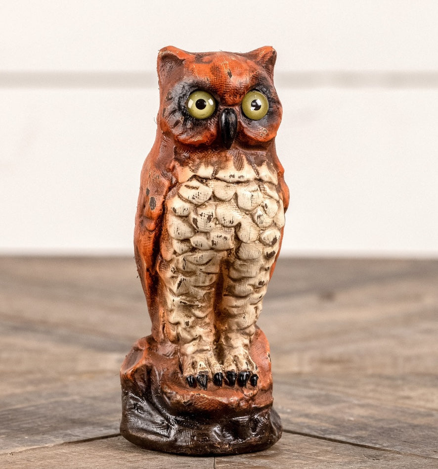 Vintage Style Owl, Orange