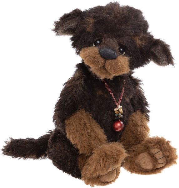 CHARLIE BEARS 犬 ぬいぐるみ Charlie Bears Wellingtons Puppy Dog - Terrier - TheHolidayBarn.com