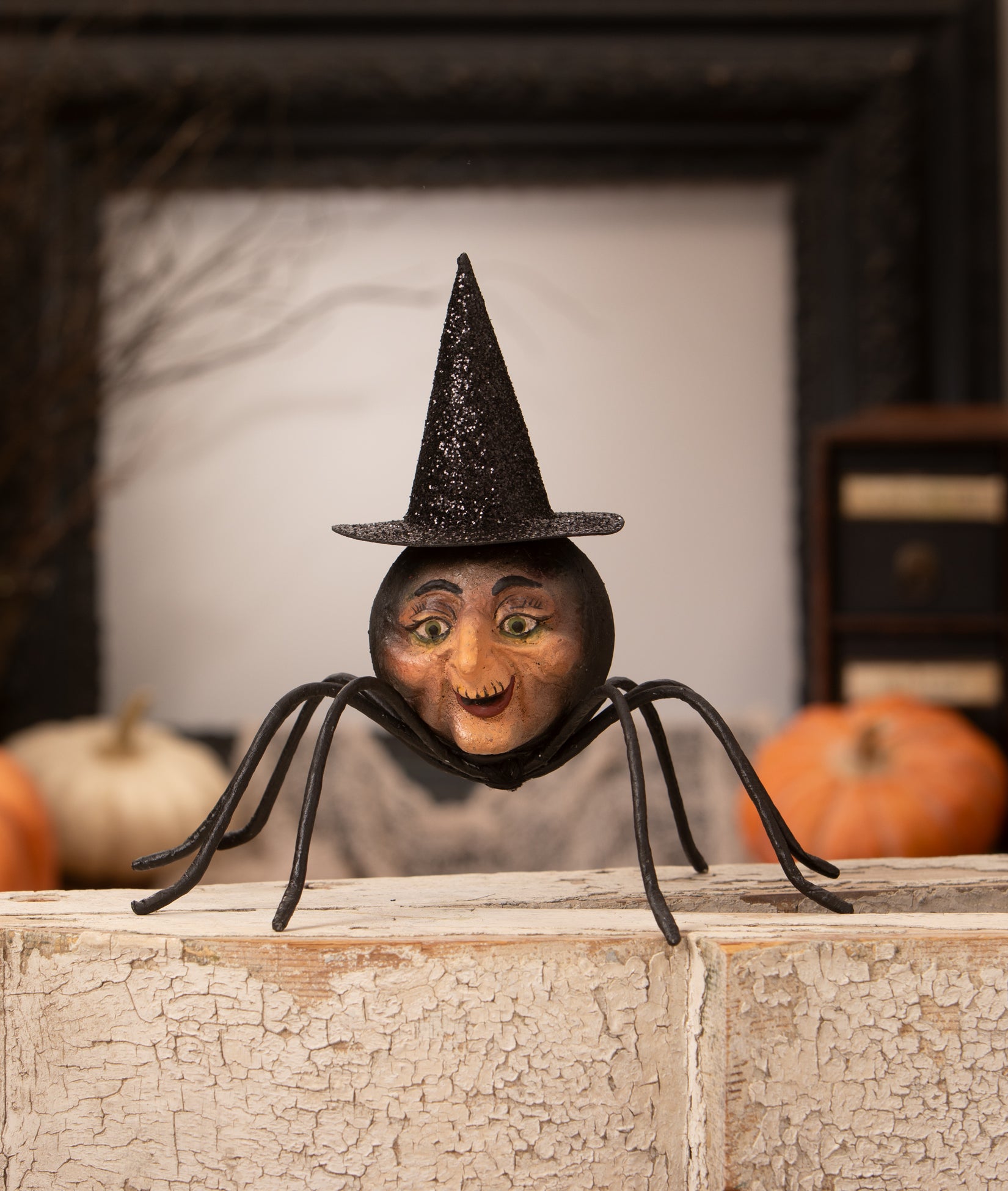 Witchy Spider Witch Figurine by Bethany Lowe