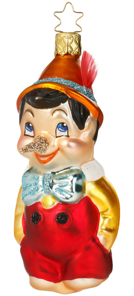 Pinocchio Ornament | Inge Glass Christmas Ornaments | Made in