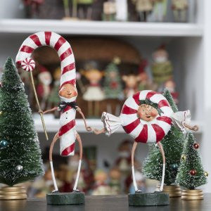 Patsy & Peppie Mint Candy figurines by Lori Mitchell