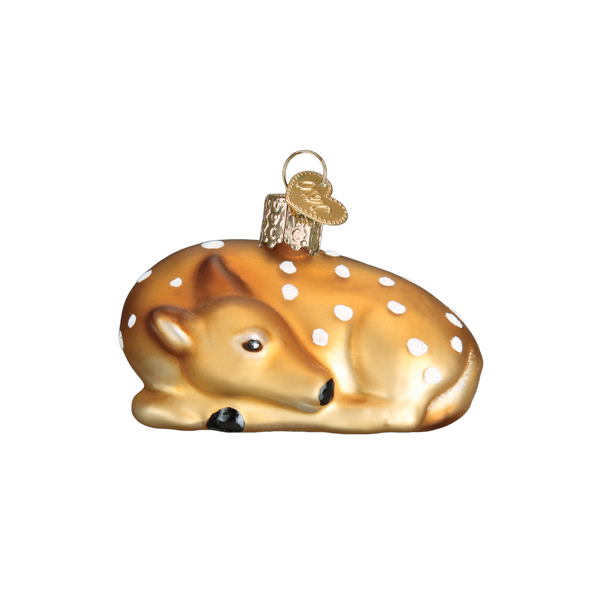 Mini Woodland Animal Ornament Set Baby Deer