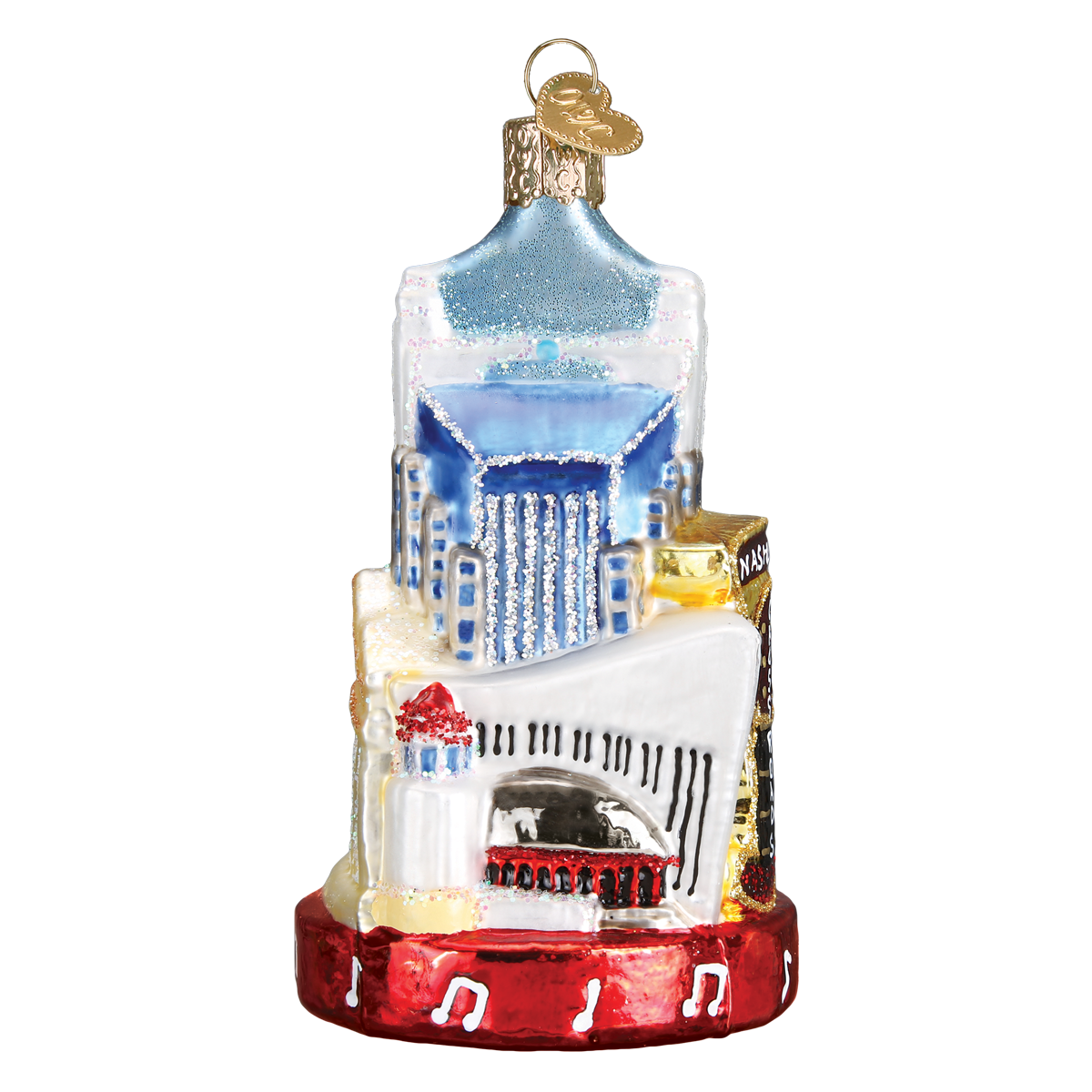 Nashville Ornament Back