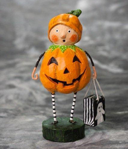 Punkin Pie - Lori Mitchell Pumpkin Figurine