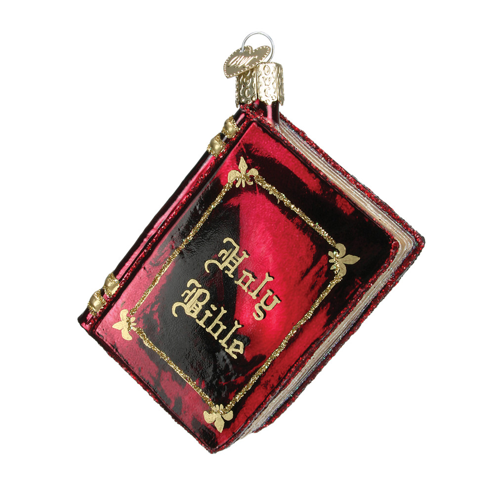 Red Bible Ornament