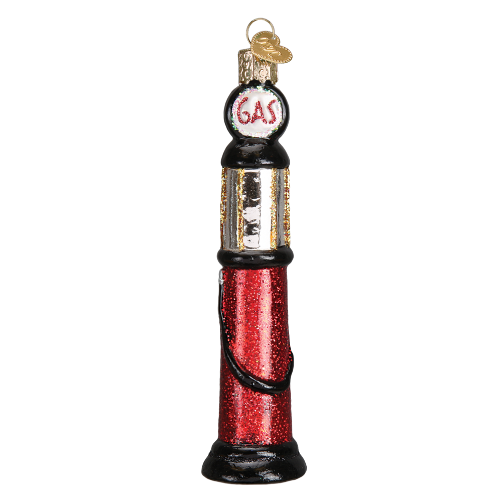 Cylinder Gas Pump Ornament for Petroliana Collectors