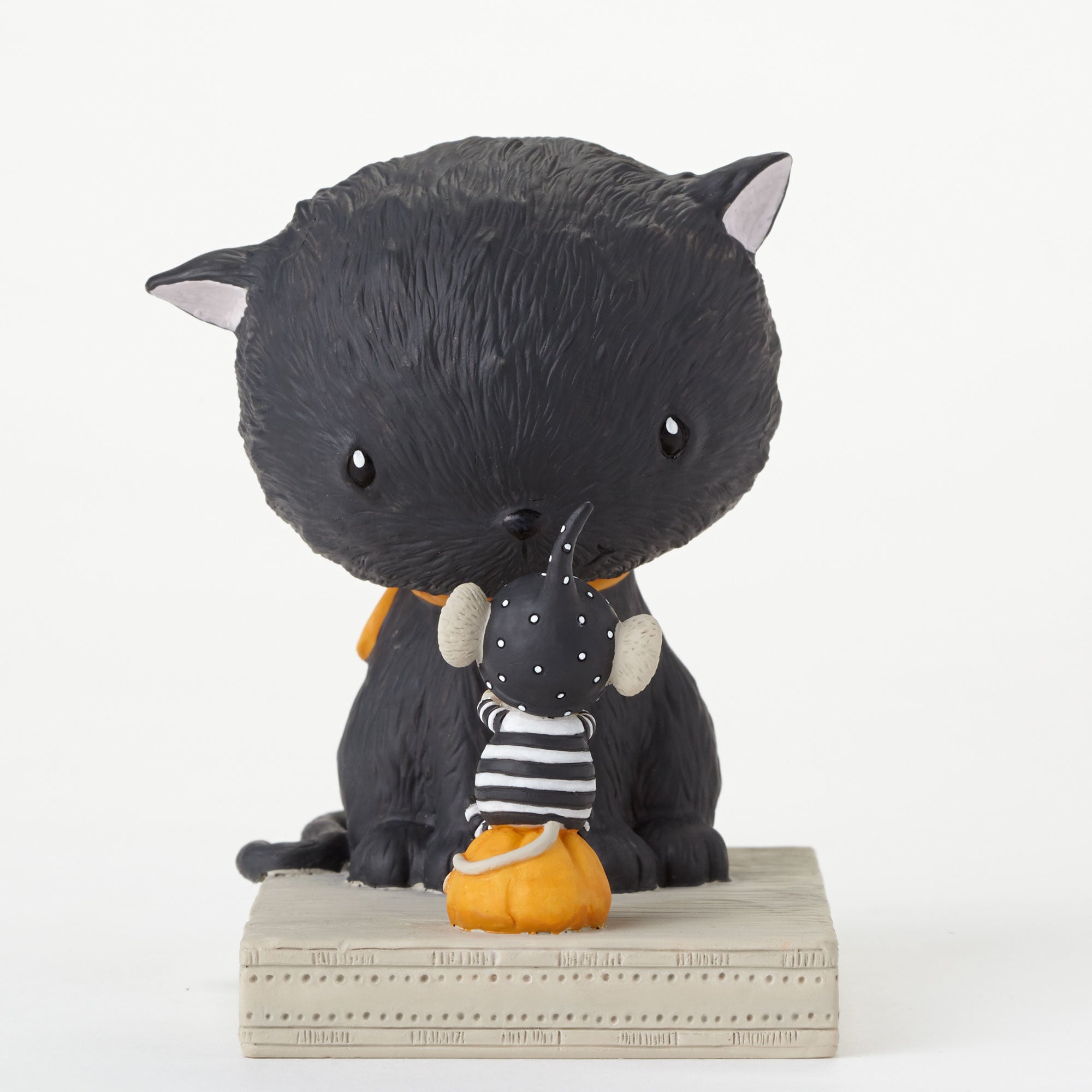 Stacey Yakula Halloween Cat & Mouse Figurine