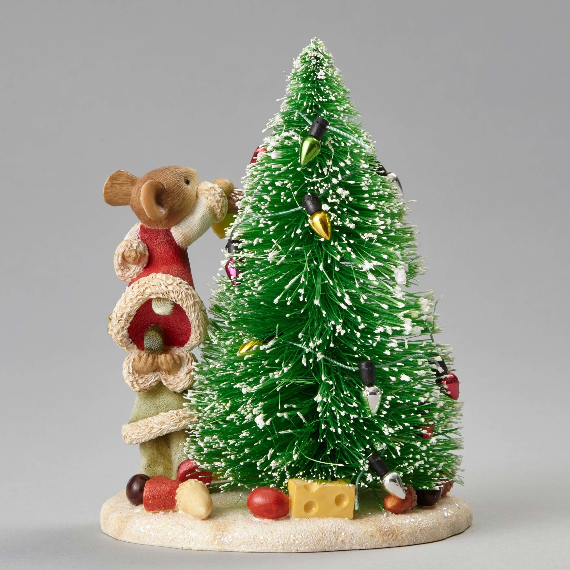 Mice Decorating Christmas Tree - Backside