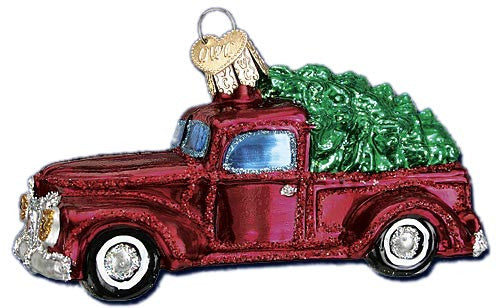 Old Truck with Tree Ornament