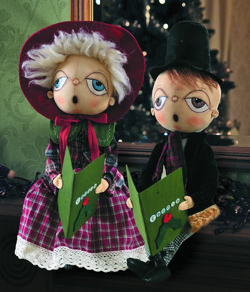 Lang＆Wise Special Friends 人形 クリスマスキャロル Cora & Cornelius Joe Spencer Christmas Carolers - TheHolidayBarn.com