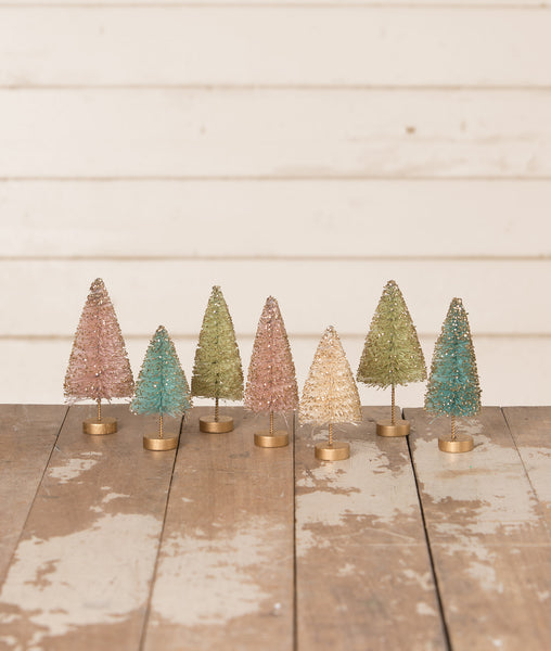 Pastel Mini Bottlebrush Trees (Sold Individually)