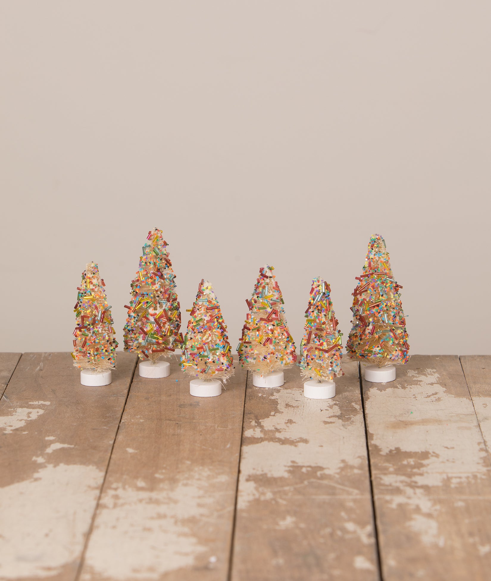 Sprinkles Bottle Brush Trees by Bethany Lowe