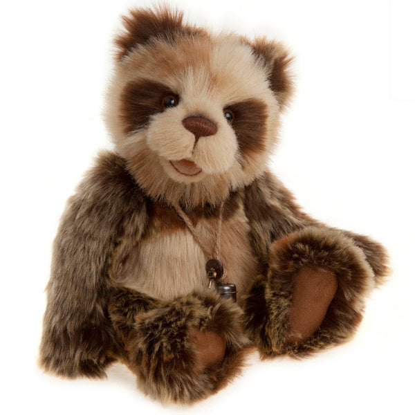 【希少】チャーリーベアーズ　 woodend テディベア　ダークブラウン Woody Bear - Charlie Bears 10th Anniversary - TheHolidayBarn.com