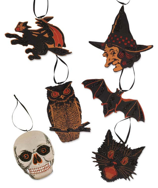 Vintage Halloween Image Ornaments | Bethany Lowe - TheHolidayBarn.com