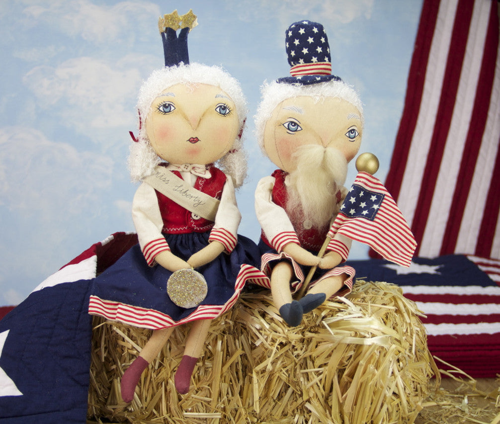 Samuel Liberty & Little Miss Liberty Dolls by Joe Spencer