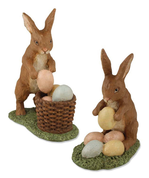 Rabbit With Easter Eggs Bethany Lowe