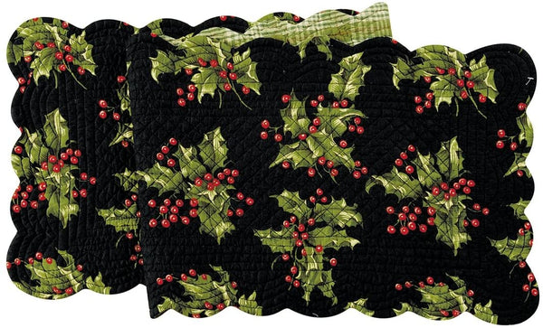 Holly Patchwork Oven Mitt  April Cornell - Annie Kaill's