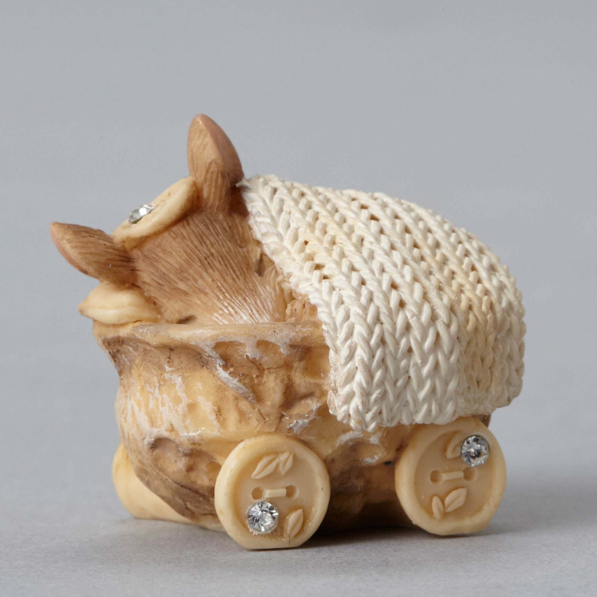 Baby Jesus Mouse Nativity Figurine